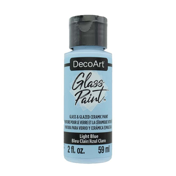 DecoArt Glass Paint 2oz - Light Blue*