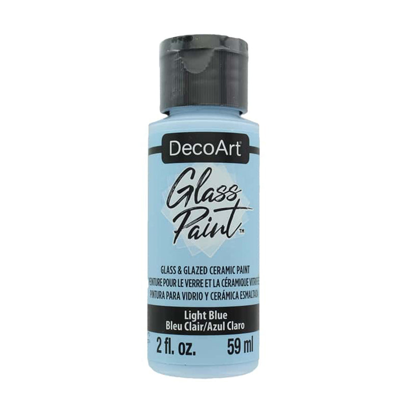 DecoArt Glass Paint 2oz - Light Blue