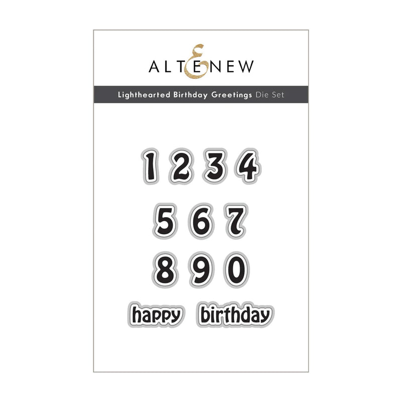 Altenew Lighthearted Birthday Greetings Die Set