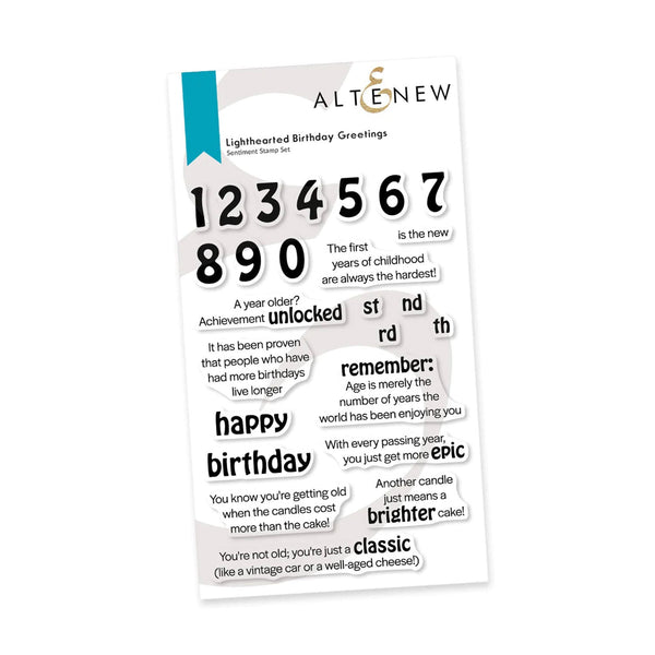 Altenew Lighthearted Birthday Greetings Stamp Set*