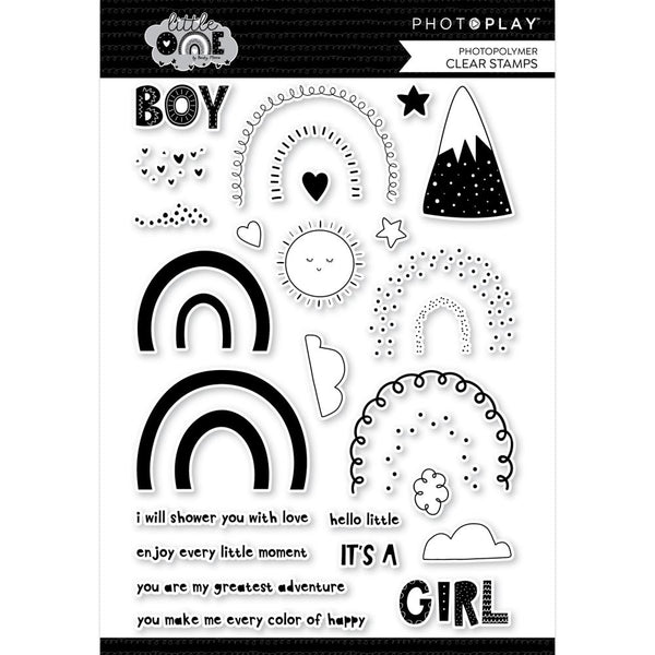 PhotoPlay Photopolymer Stamp - Rainbows, Little One*