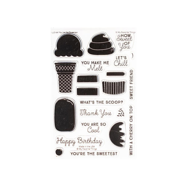My Favorite Things Lisa Johnson Designs Stamps 4in x 6in - You're The Sweetest*