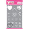 PhotoPlay Tulla & Norbert's Love Story Stencil 6"x 9" - Candy Hearts With Die*