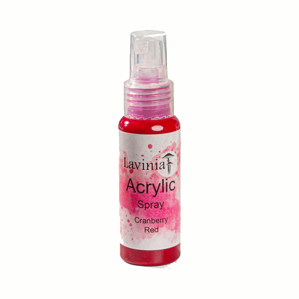 Lavinia Acrylic Spray 60ml - Cranberry Red