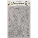 Stamperia Greyboard Cut-Outs A4 2mm Thick Fish, Sir Vagabond In Japan*