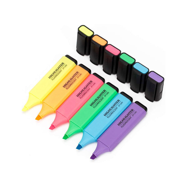 Little Tipsy Chisel Tip Highlighter 6pcs - Candy*