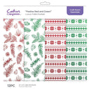 Crafter's Companion Luxury Foiled Acetate Pack Festive Red and Green