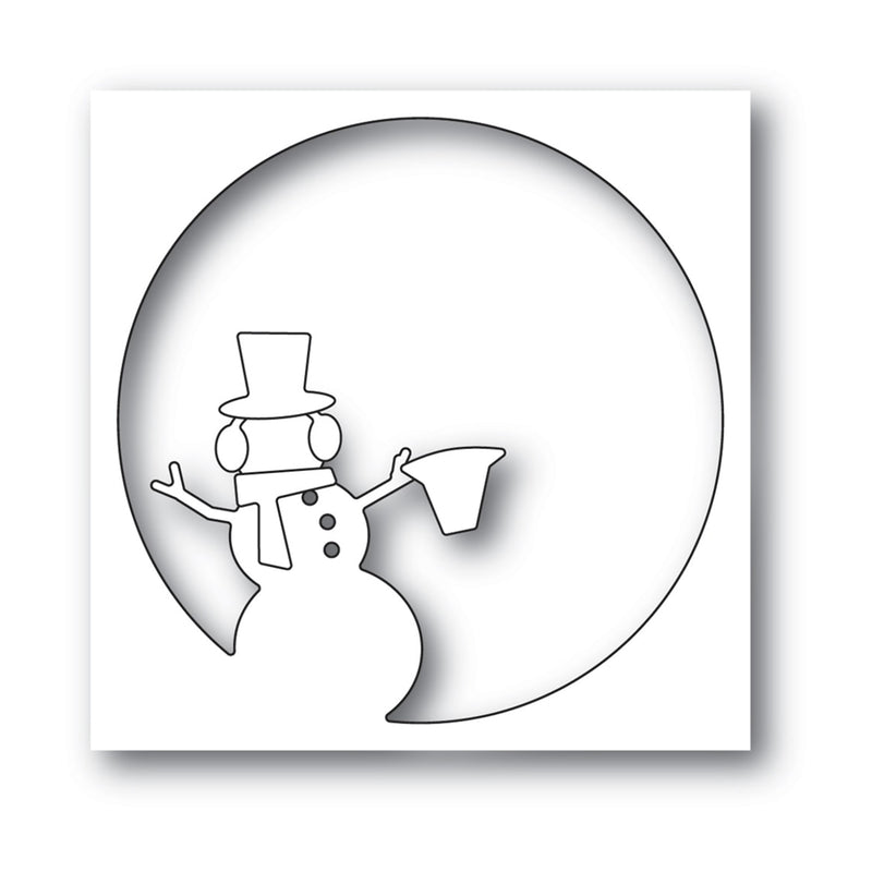 Memory Box Dies - Snowman Circle Collage*