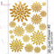 Dress My Craft Transfer Me Sheet A4 - 3D Gold - Flower