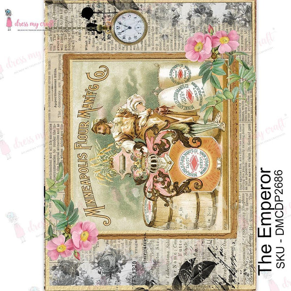 Dress My Craft Transfer Me Sheet A4 - The Emperor*