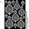 Dress My Craft Transfer Me Sheet A4 - 3D White Damask #2*