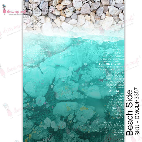 Dress My Craft Transfer Me Sheet A4 - Beach Side*