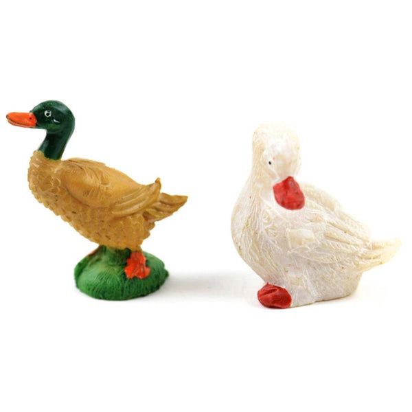 Midwest Design Touch Of Nature Miniatures 1" 2 pack  Garden Ducks*