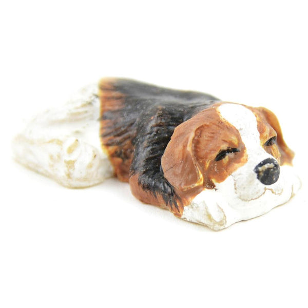 Midwest Design Touch Of Nature Wee Creations Miniature 1.25" Laying Down Puppy*