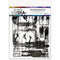 Dina Wakley Media Transparencies 8.5"X10.75" 6 pack Frames & Figures Set 2