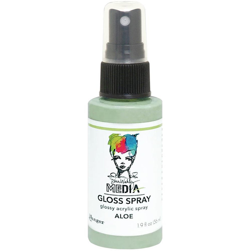 Dina Wakley Media Gloss Sprays 2oz - Aloe