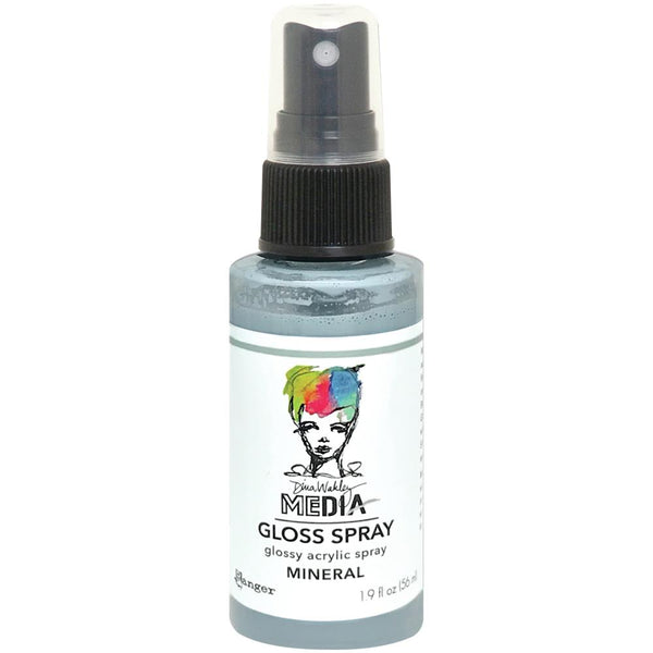 Dina Wakley Media Gloss Sprays 2oz - Mineral