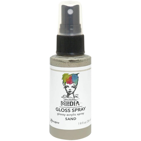 Dina Wakley Media Gloss Sprays 2oz - Sand