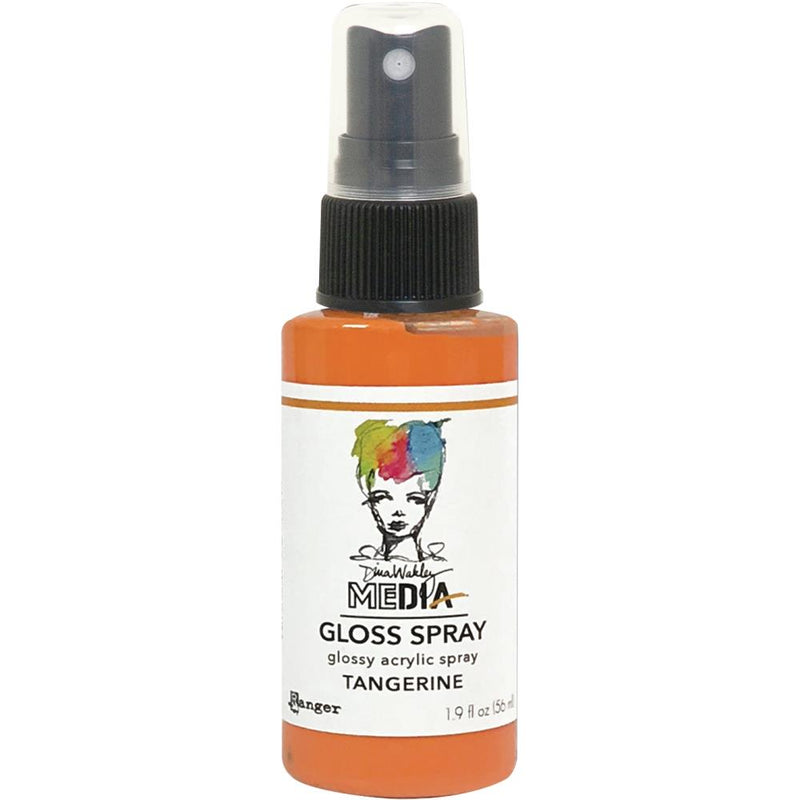 Dina Wakley Media Gloss Sprays 2oz - Tangerine*