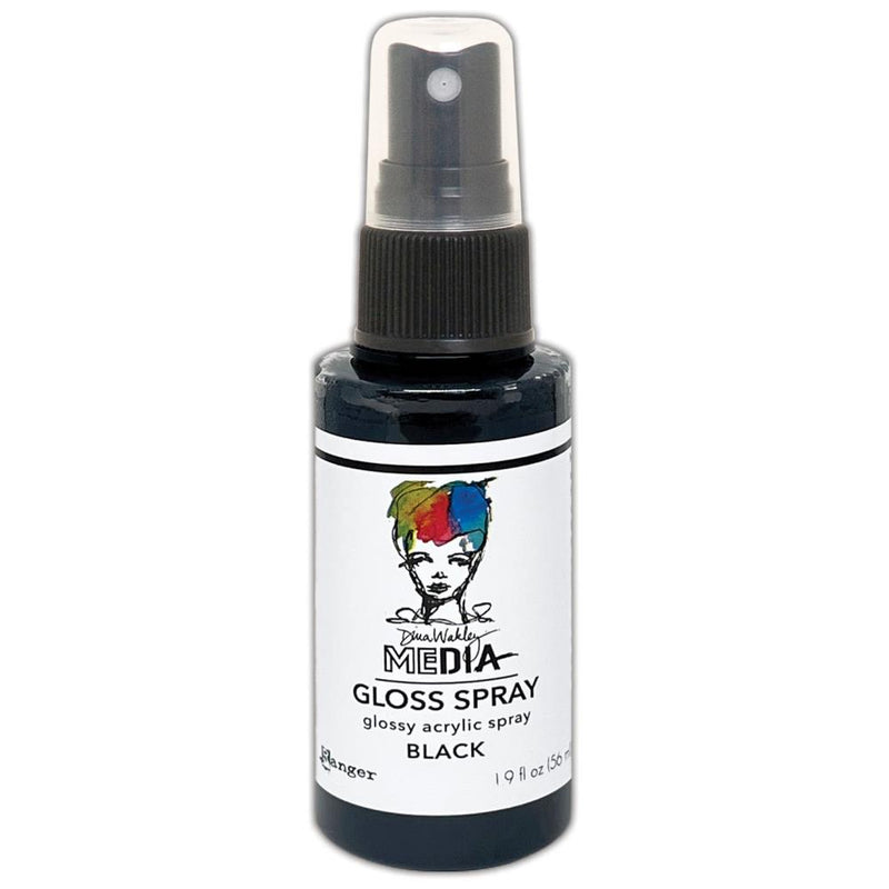 Dina Wakley Media Gloss Sprays 1.9fl.oz. - Black