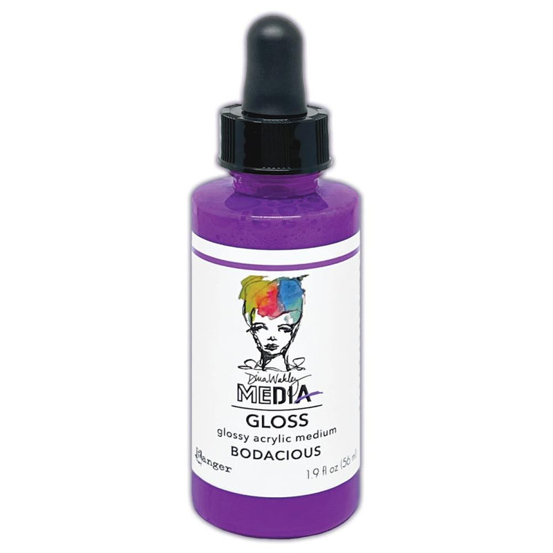 Dina Wakley MEdia Gloss 1.9oz - Bodacious