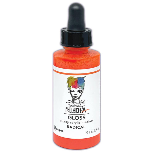 Dina Wakley MEdia Gloss 1.9oz - Radical