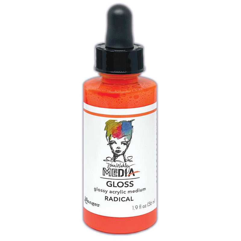 Dina Wakley MEdia Gloss 1.9oz - Radical