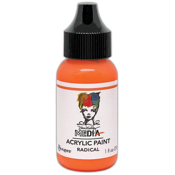Dina Wakley Media Acrylic Paint 1oz - Radical