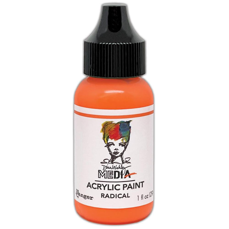 Dina Wakley Media Acrylic Paint 1oz - Radical