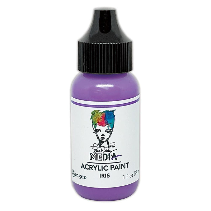 Dina Wakley Media Heavy Body Acrylic Paint 1oz - Iris