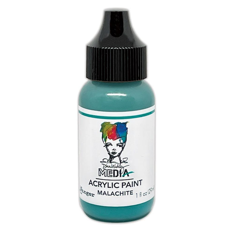 Dina Wakley Media Heavy Body Acrylic Paint 1oz - Malachite