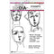 Dina Wakley Media Cling Stamps 6in x 9in - Change*