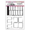 Dina Wakley Media Cling Stamps 6"X9" - Grid It*