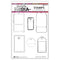 Dina Wakley Media Cling Stamps 6"x 9"- Perforated Tags*