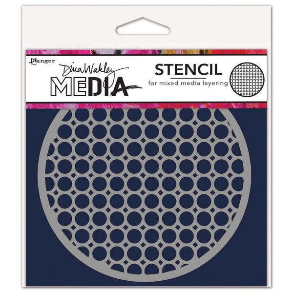 Dina Wakley Media Stencils 5"X5" - Coasters 2*