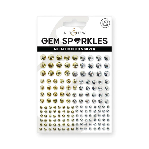 Altenew Metallic Gold & Silver Gem Sparkles