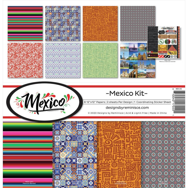 Reminisce Collection Kit 12in x 12in - Mexico
