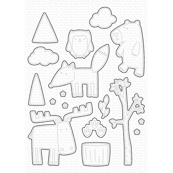 My Favorite Things Dies - Bear Hug Bunch Die-Namics*
