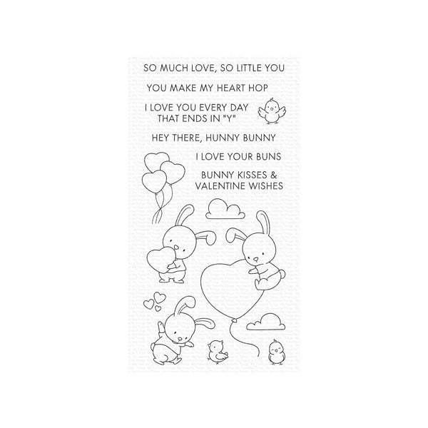 My Favorite Things Clear Stamps 4" x 8" - YUZU Hunny Bunny