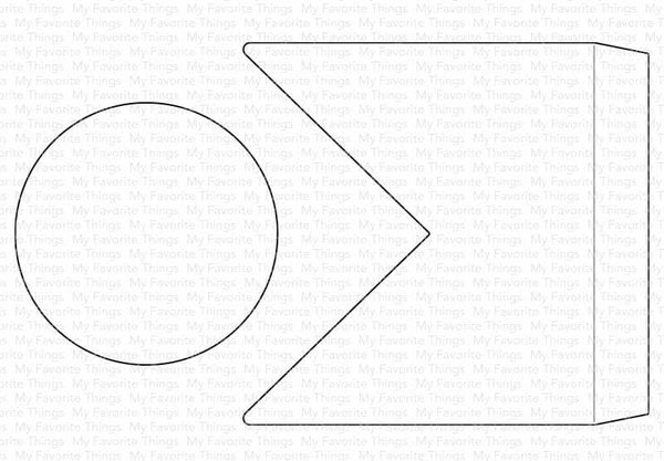 My Favorite Things - Shutter Card Components Die-namics - Die set*