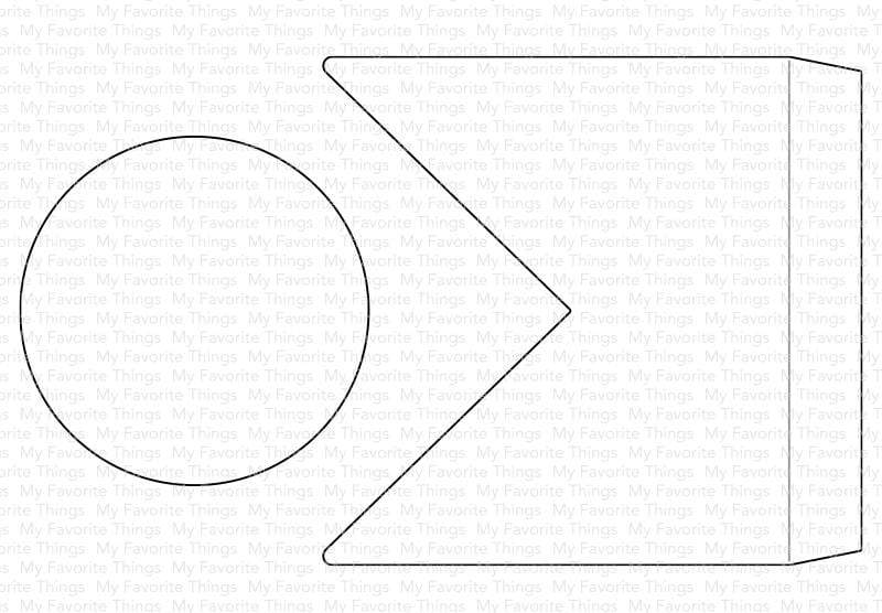 My Favorite Things - Shutter Card Components Die-namics - Die set*