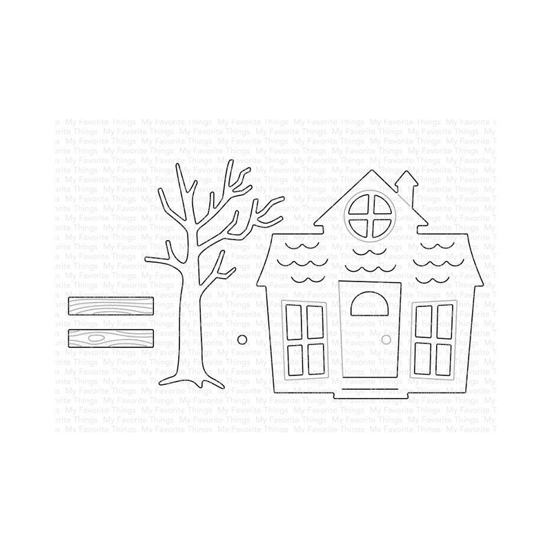 My Favorite Things Die-namics Die - Haunted House*