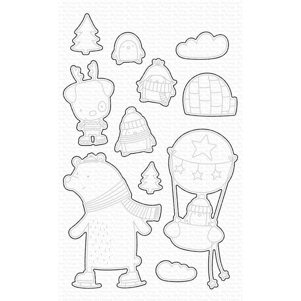 My Favorite Things Die-namics Die - Warm Hugs and Frosty Kisses*
