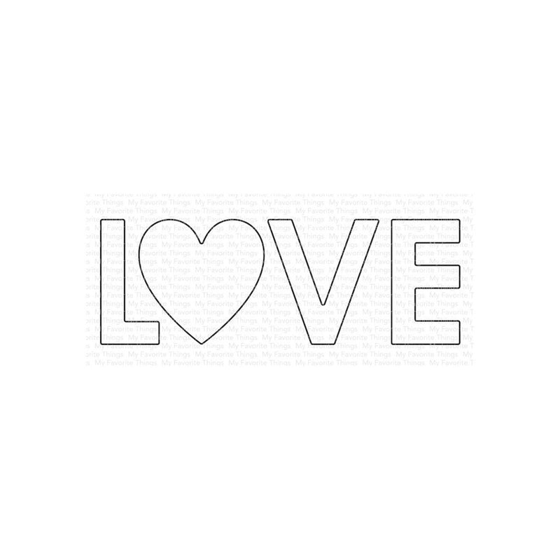 My Favorite Things Die-Namics Die - Heartfelt Love*
