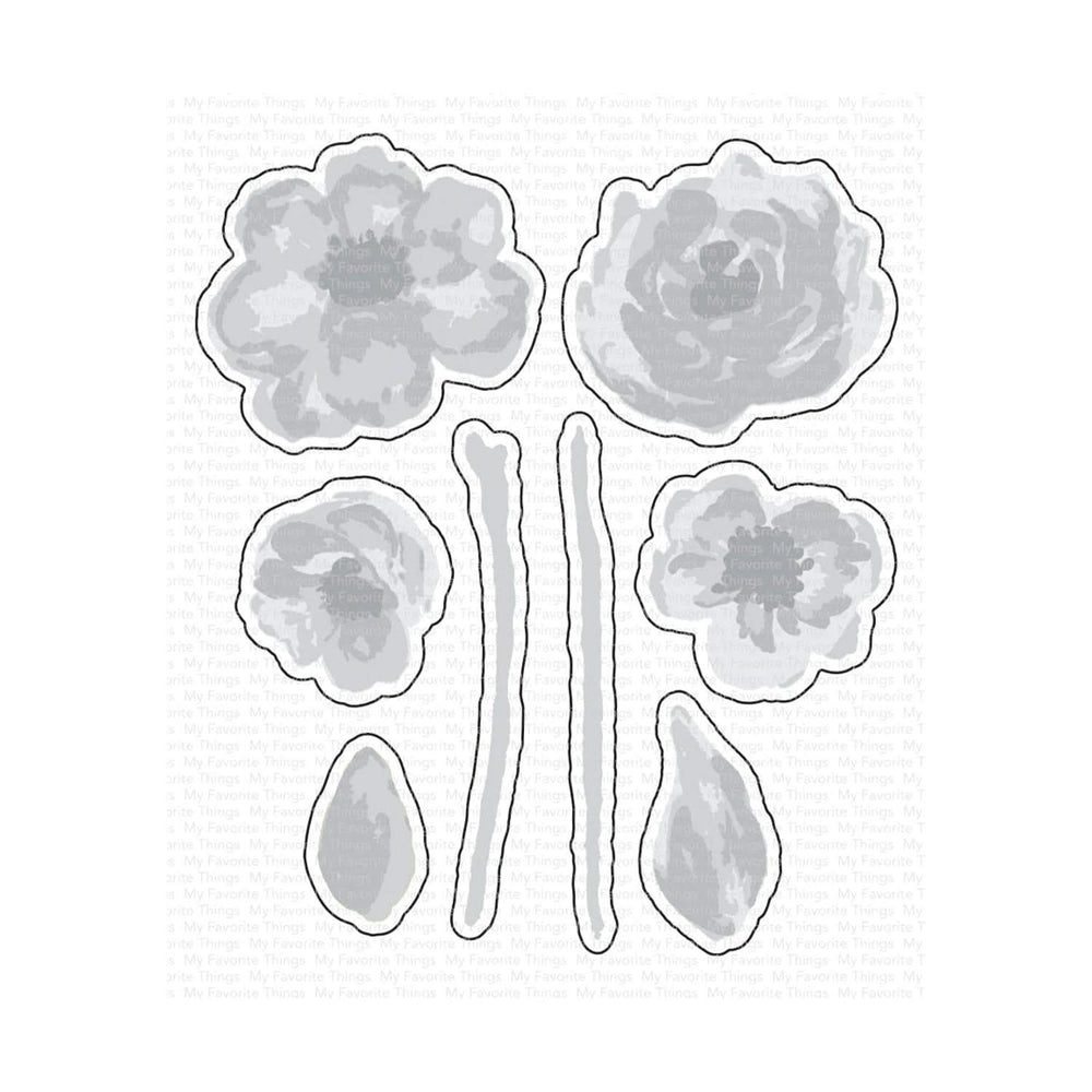 My Favorite Things Die-Namics Dies - Watercolour Flowers* – CraftOnline