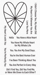 My Favorite Things Clear Stamps 4"X8" - Heart Burst Hellos*