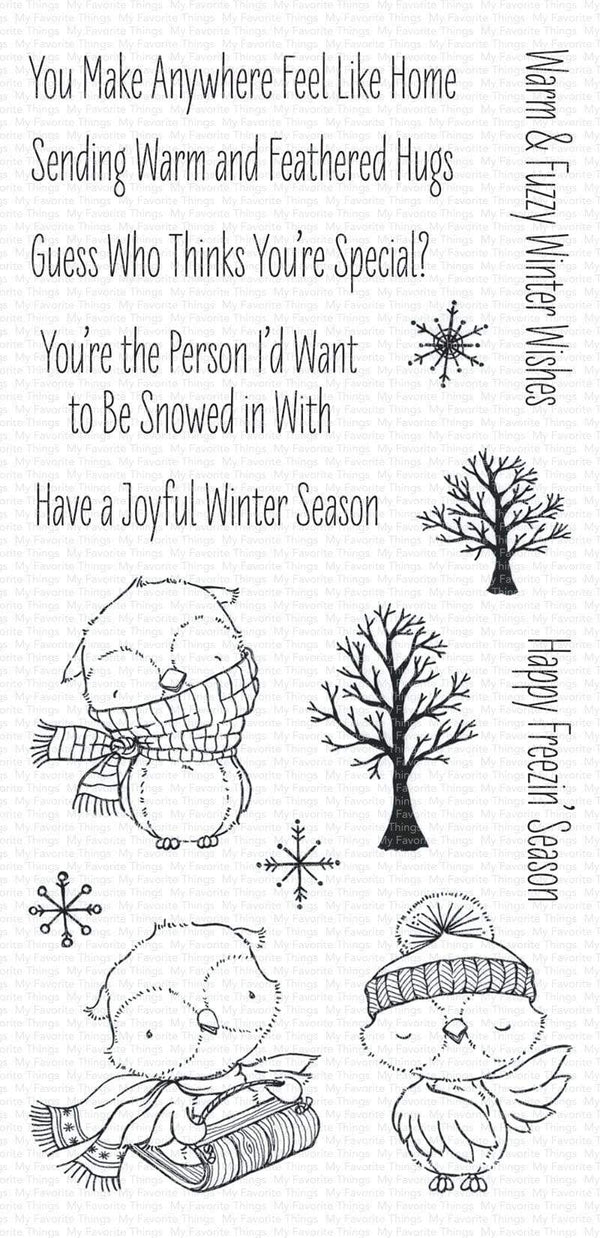 My Favorite Things Stamp Set - SY Warm & Feathered Hugs