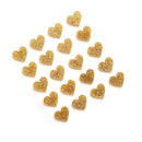 Maggie Holmes Garden Party Resin Stickers 20 Pack - Gold Glitter