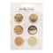 Maggie Holmes Garden Party Circle Paper Clips 6 pack - Gold*