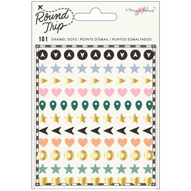 American Crafts Maggie Holmes - Round Trip Enamel Dots 101 pack*